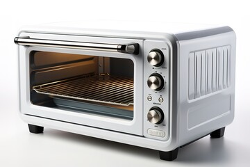 Obraz premium Microwave oven isolated on white background