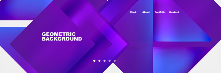 Triangle minimal web site page background design. Vector Illustration For Wallpaper, Banner, Background, Card, Book Illustration, landing page