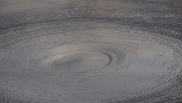 Beppu Jigoku Meguri Or Hell Tour mud blowing from land travel location in Japan