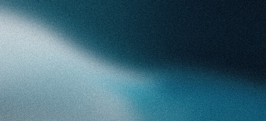 Dark blue grainy texture background, abstract color gradient wave, black backdrop noisy banner poster header cover design