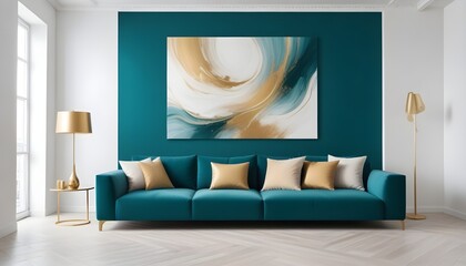 Photo interior modern design room 3d illustration
