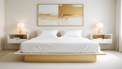 Photo interior modern design room 3d illustration