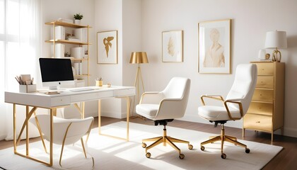 Fototapeta premium Photo interior modern design room 3d illustration