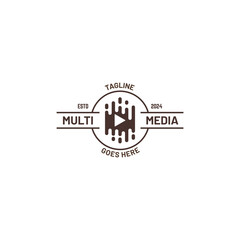 Set of Podcast or Radio Logo design using Microphone icon