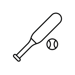 Baseball Bat vector icon