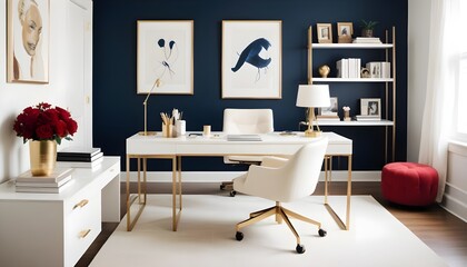 Photo interior modern design room 3d illustration