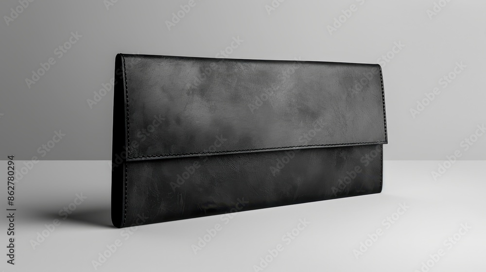 Aufkleber minimal document holder with sleek lines, set against a simple background.