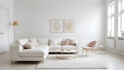 Photo interior modern design room 3d illustration