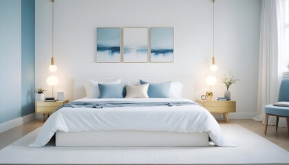 Photo interior modern design room 3d illustration