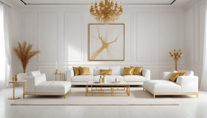 Photo interior modern design room 3d illustration