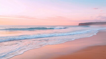 Serene Sunrise by the Beach