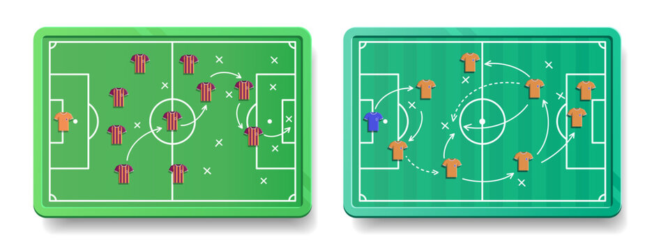 Soccer cup formation and tactic