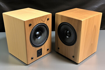 Obraz premium wood speakers