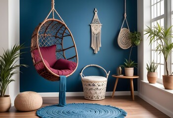 Photo interior modern design room 3d illustration