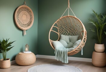 Photo interior modern design room 3d illustration