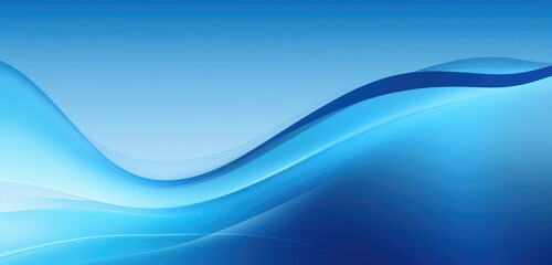 Obraz premium Abstract blue wavy background. Vector illustration. Can be used for advertisingeting, presentation.