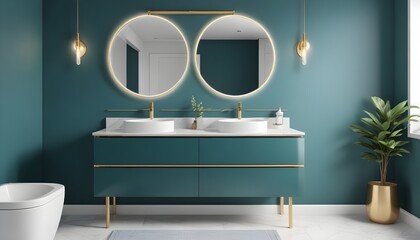 Photo interior modern design room 3d illustration