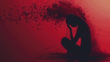 World Suicide Prevention Day. lonely people, unhappy people. human misfortune. people are depressed. people in a difficult situation