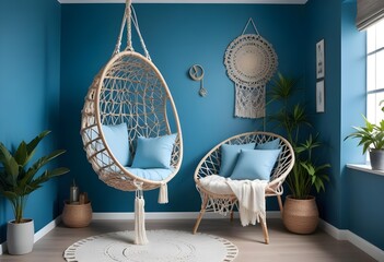 Photo interior modern design room 3d illustration