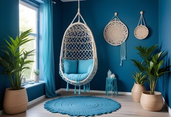 Photo interior modern design room 3d illustration