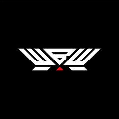 WBW letter logo vector design, WBW simple and modern logo. WBW luxurious alphabet design