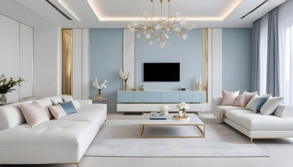 Photo interior modern design room 3d illustration