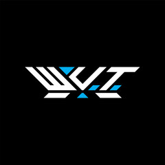 WUT letter logo vector design, WUT simple and modern logo. WUT luxurious alphabet design