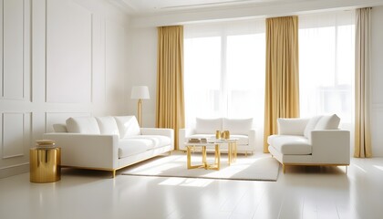 Photo interior modern design room 3d illustration
