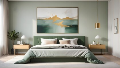 Photo interior modern design room 3d illustration