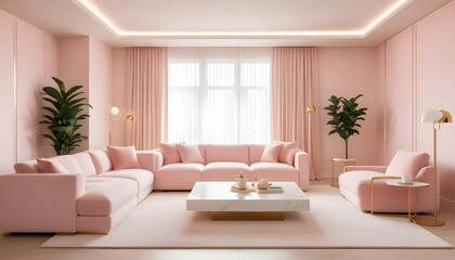 Fototapeta premium Photo interior modern design room 3d illustration