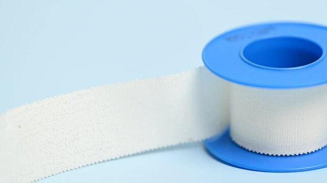 adhesive plaster close-up