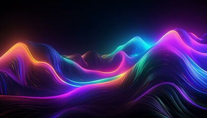 abstract background with glowing lines