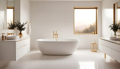 Photo interior modern design room 3d illustration