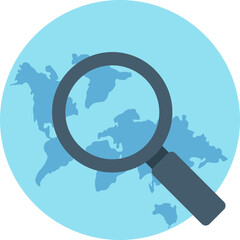 Search Location Icon Flat Icon