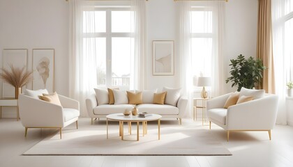 Photo interior modern design room 3d illustration