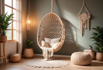 Photo interior modern design room 3d illustration