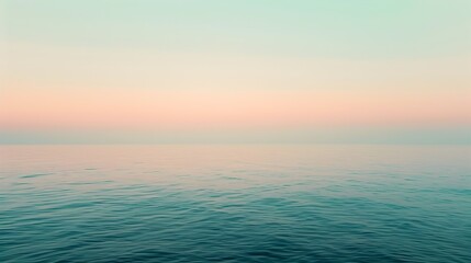 Obraz premium Soft Aqua and Light Pink Gradient with Gentle Blurred Edges