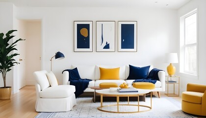 Photo interior modern design room 3d illustration