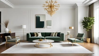 Photo interior modern design room 3d illustration