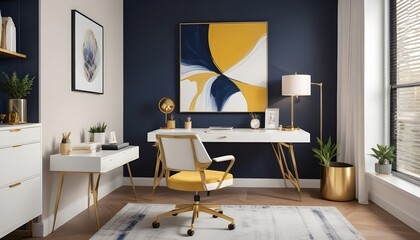 Photo interior modern design room 3d illustration