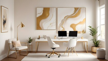 Photo interior modern design room 3d illustration