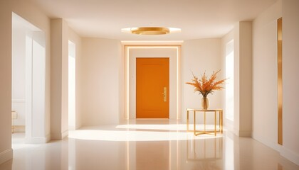 Photo interior modern design room 3d illustration