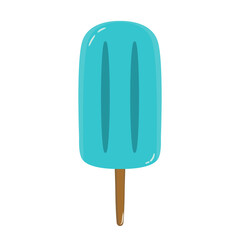 Doodle ice cream bubble gum flavor stick cute summer illustration food enjoy that can be used for social media, sticker, wallpaper, e.t.c with wintergreen colors