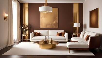 Photo interior modern design room 3d illustration