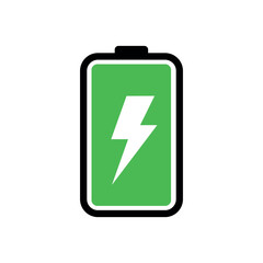 full charged battery vector