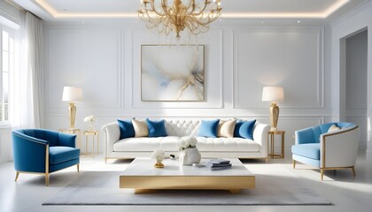 Photo interior modern design room 3d illustration