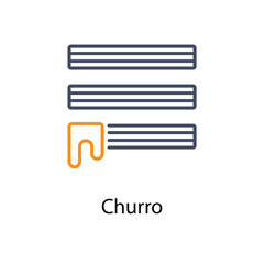 Churro vector icon