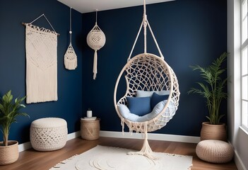 Photo interior modern design room 3d illustration