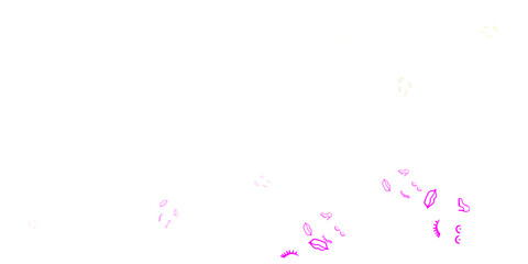 Light Pink, Yellow vector background with woman symbols.