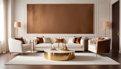 Photo interior modern design room 3d illustration
